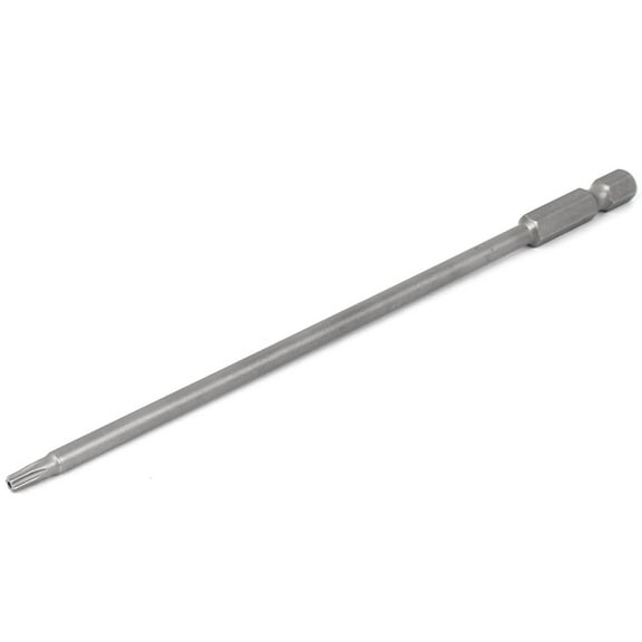 150mm Length 1/4" Hex Shank T15 Magnetic Torx Security Screwdriver Bit