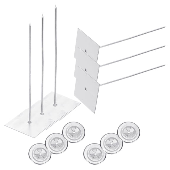 Uxcell Self Stick Insulation Pins, Self Locking Washers for Foam Board 150mm