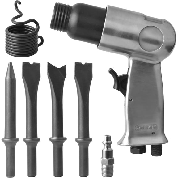 150mm air hammer kit 4-chisels, 4500 BPM, pneumatic hammer shovel tool, air chisel pneumatic shovel tool, pneumatic tools, air shovel by