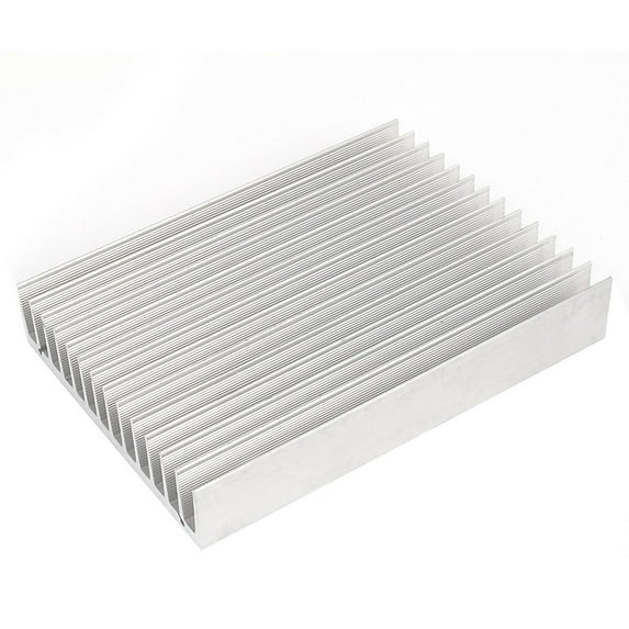 150mx110mx25mm Aluminum Rectangle Heat Diffuse Cooling Fin Heatsink