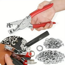 150pcs 1/2 Inch Grommet Tool Kit,faux Leather Hole Punch Pliers,grommet,eyelet Set With Faux Leather Hole Punch Pliers,for Leather,shoes,fabric,belt Flaring Tool Hardware Metal