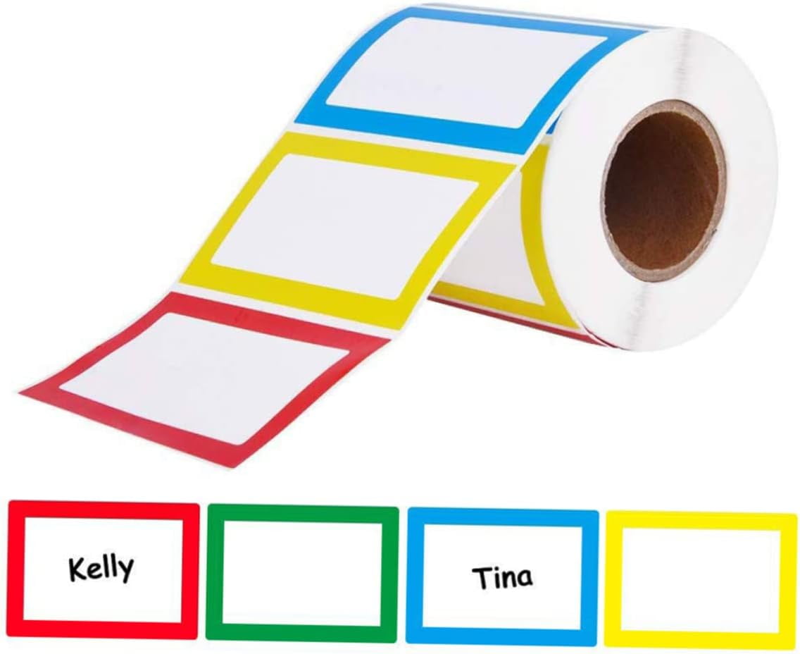 150pcs Adhesive Name Tag Name Tag Labels Classification Label Sticker