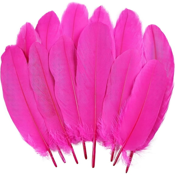 150pcs Colorful Feathers for Crafting,5-7 inches Natural Feathers with 14 Colors DIY Crafts No-Fading for Wedding Home Party Handmade Decorations