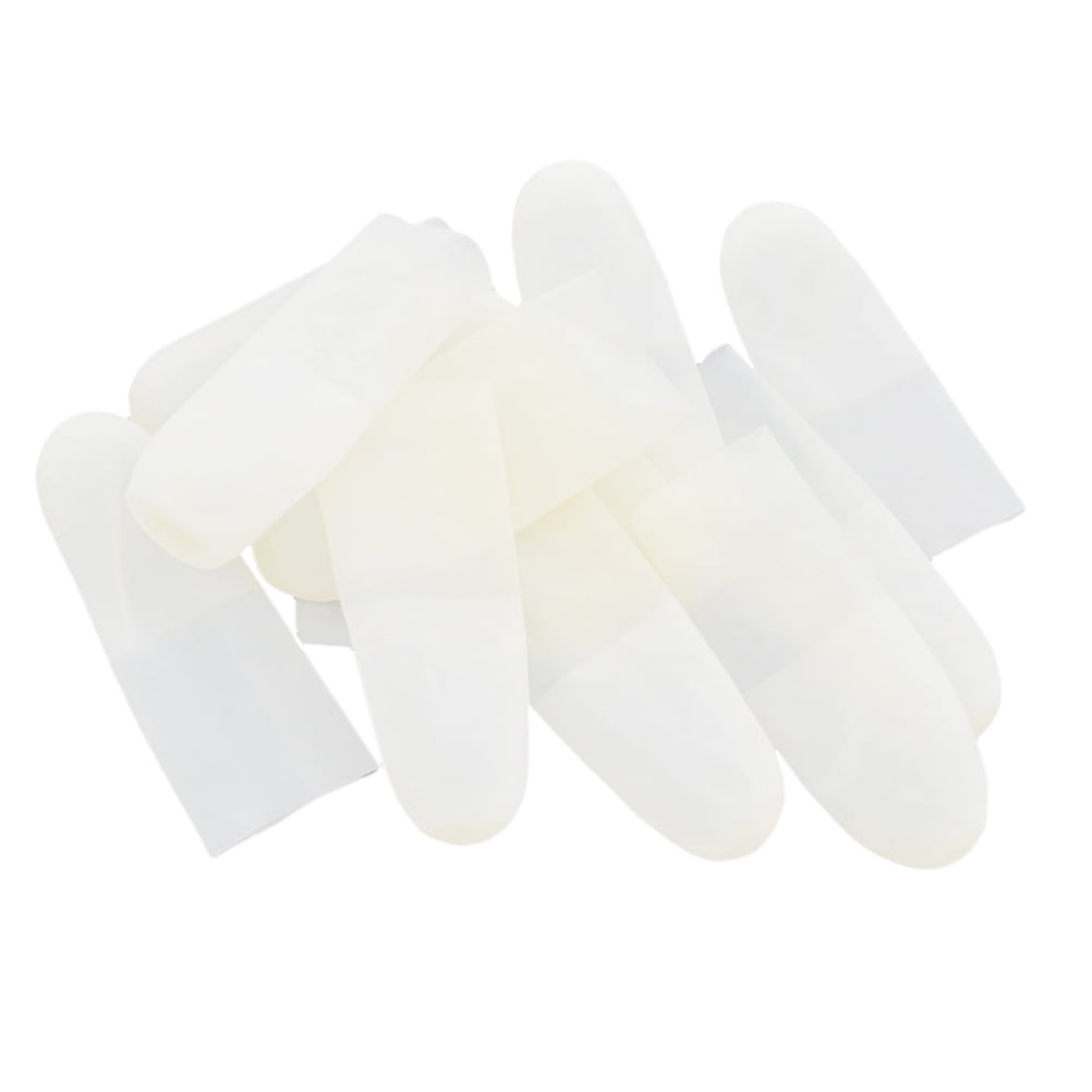 150pcs Disposable Latex Finger Cots Anti Static Fingertips Protective