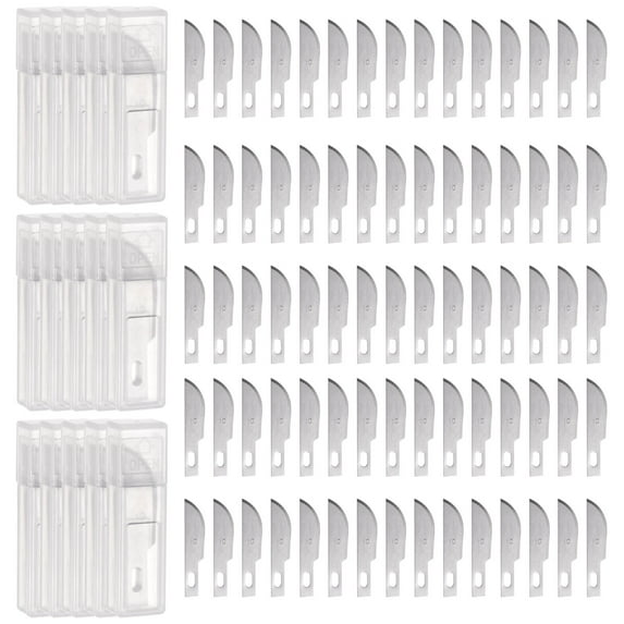 150pcs Exacto Knife Blades #10 Hobby Knife Replacement Blades Refills