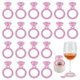 thumbnail image 1 of 150pcs Paper Wine Glass Charms Blank Goblet Marker Diamond 100x65x0.5mm Inner Diameter: 38mm, 1 of 6