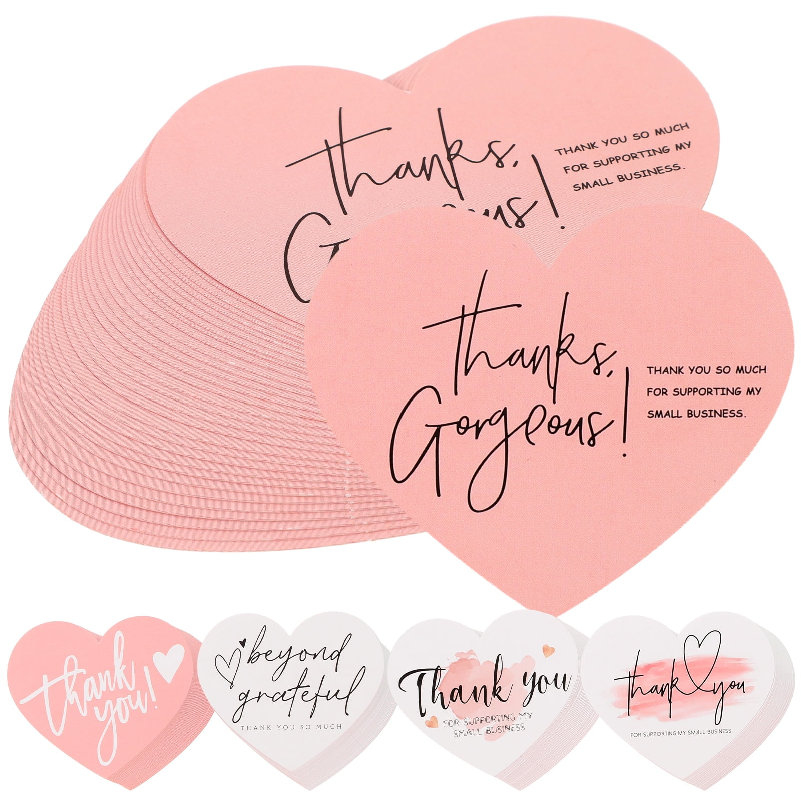 150pcs Small Thank You Cards Gift Cards for Baby Shower Wedding Small Business