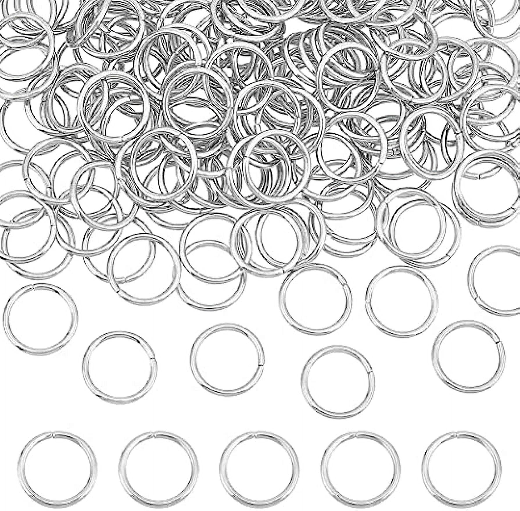 Wholesale DICOSMETIC 150Pcs 925 Sterling Silver Open Jump Rings 