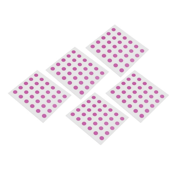 150pcs UV Detection Stickers UV Sun Screen Patches Round Shape Sun Protection Detection Color Changing Outdoors Stickers Purple