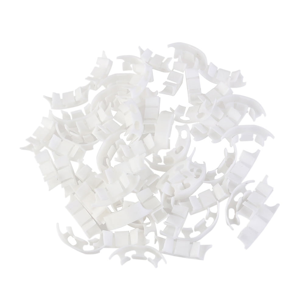 150pcs Vegetables Vine Support Trellis Clips Plant Fixing Clips Plastic