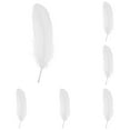 thumbnail image 1 of 150pcs White Craft DIY Big Floating Goose Feathers Natural Bulk 3.9-5.9 inch 10-15cm for Crafts DIY Cosplay Wedding Home Party Christmas Party Decoration DIY Crafts Goose Feathers(White,4x1.2"), 1 of 5