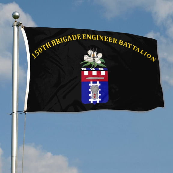 150th Brigade Engineer Battalion 36th Infantry Division Arrowhead US Army Flag 3x5Feet Outdoor Indoor Decoration Flag with Brass Grommets