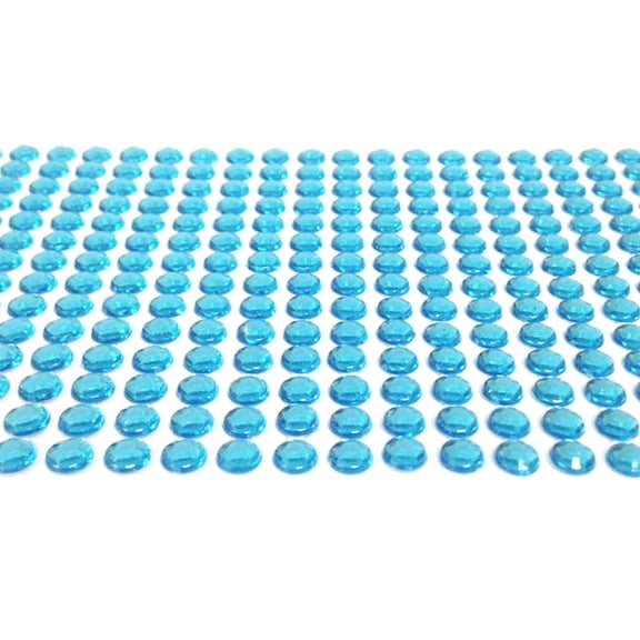 1512 Pcs Bulk Sheet 6mm Clear Self Adhesive Diamante Stick on Rhinestone Gems Craft