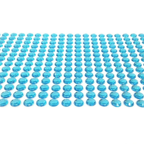 1512 Pcs Bulk Sheet 6mm Clear Self Adhesive Diamante Stick on Rhinestone Gems Craft