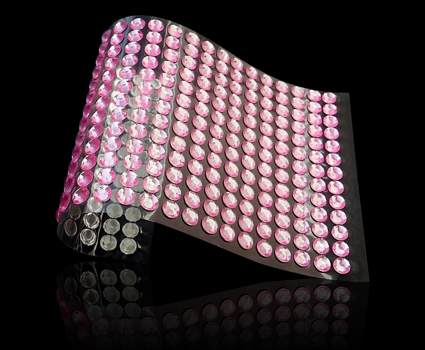 Busy Bead 352 x Hot Pink Self Adhesive Diamante Stick On Rhinestone Gems 3mm