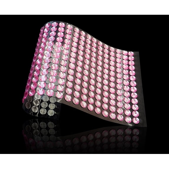 1512 Pcs Bulk Sheet 6mm Clear Self Adhesive Diamante Stick on Rhinestone Gems Craft