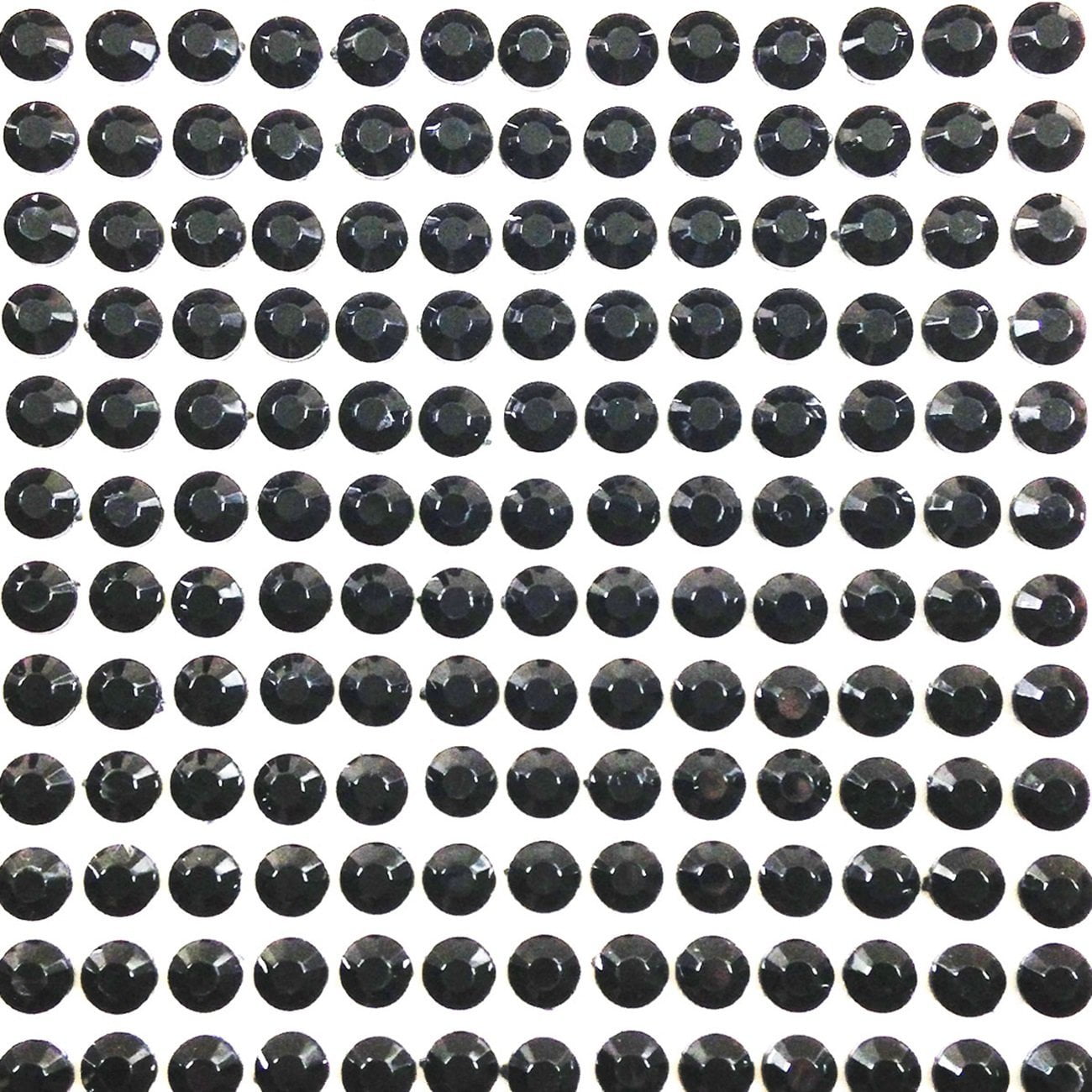 Self-Adhesive Rhinestone Sheet, Black/Silver/Charcoal Stones for Craft –  PatchPartyClub