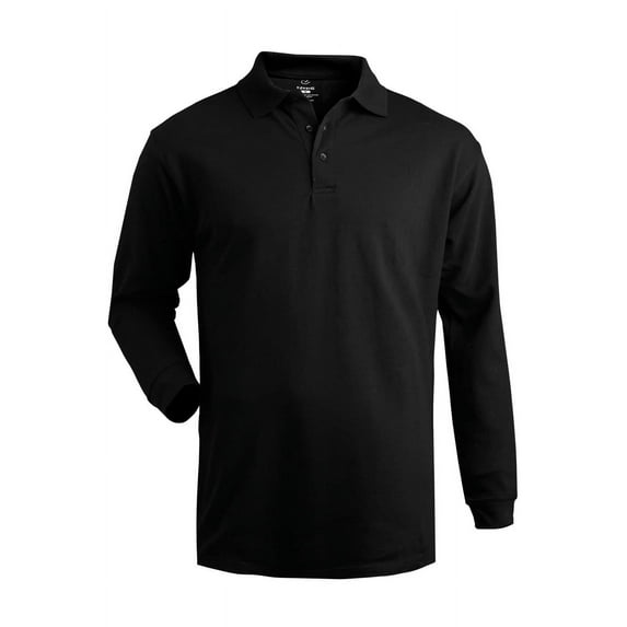 1515 Men's Long Sleeve Pique Polo Shirt