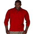 thumbnail image 1 of 1515 Men's Long Sleeve Pique Polo Shirt, 1 of 1