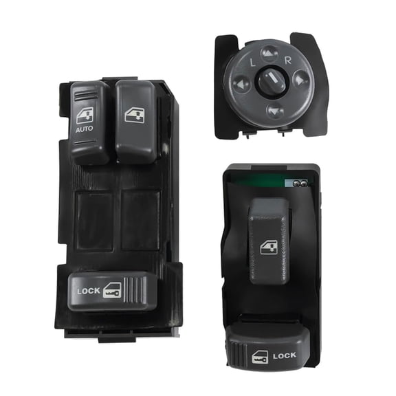 Window Mirror Switch Compatible with Chevy GMC C/K Tahoe Yukon 1994-2001 | Replace 15151356 15151362 15009690