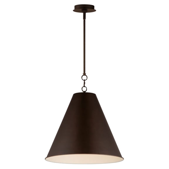 15164CHB Maxim Lighting Veritas - 1 Light Pendant-19.5 Inches Tall and 18 Inches Wide-Chestnut Bronze Finish