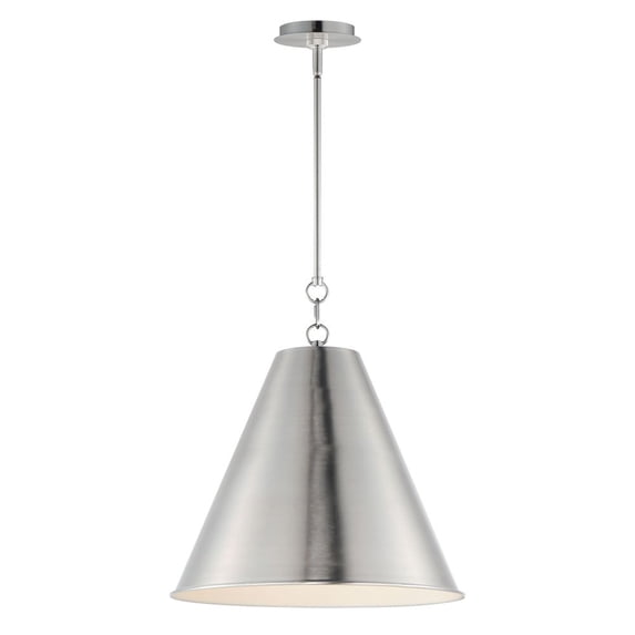 15164SN Maxim Lighting Veritas - 1 Light Pendant-19.5 Inches Tall and 18 Inches Wide-Satin Nickel Finish
