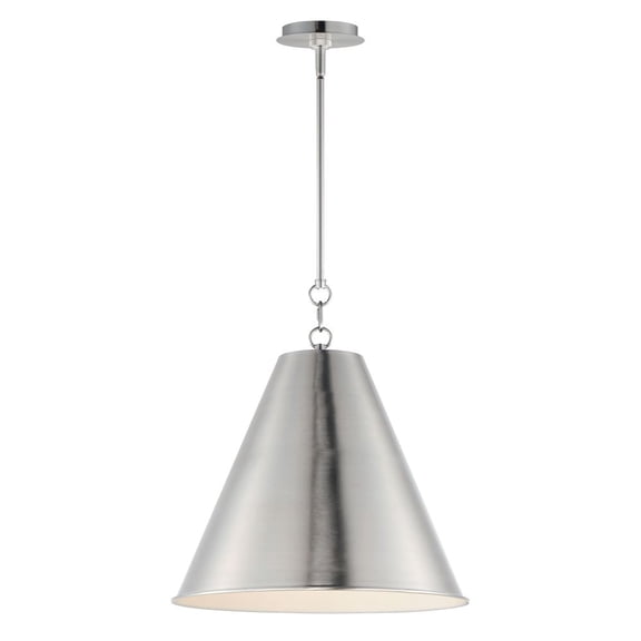 15164SN Maxim Lighting Veritas - 1 Light Pendant-19.5 Inches Tall and 18 Inches Wide-Satin Nickel Finish
