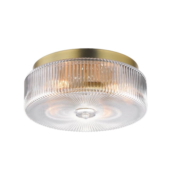 15199CRSBR Maxim Lighting Kasbah - 4 Light Flush Mount-7.25 Inch Tall and 15.75 Inch Wide-Satin Brass Finish