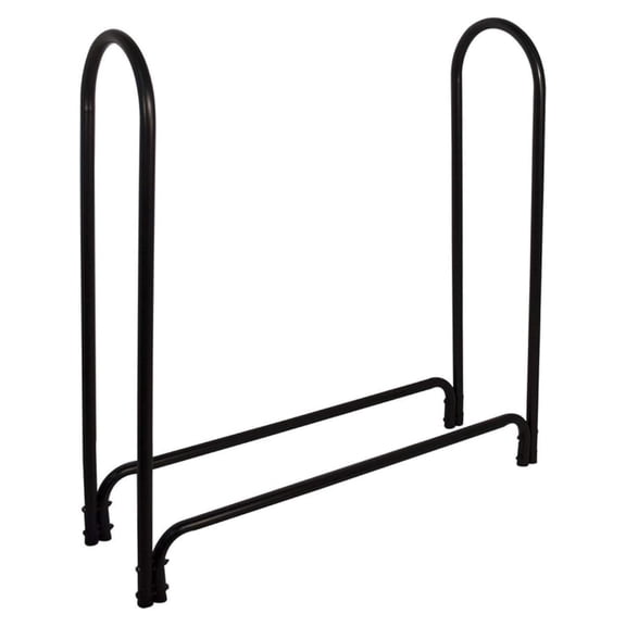 15203 Deluxe Outdoor Log Rack, Black, 4-Feet, Log Rack Only