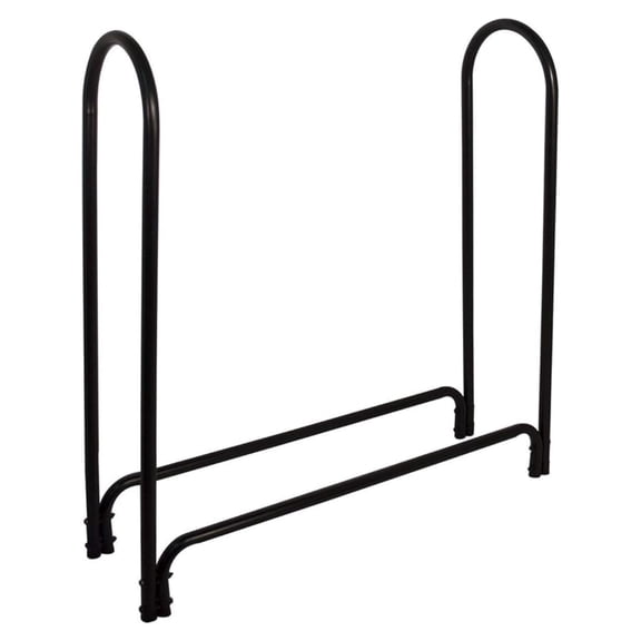 15203 Deluxe Outdoor Log Rack, Black, 4-Feet, Log Rack Only