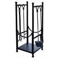 thumbnail image 1 of 15234 Log Bin and Fireplace Tool Set with 4 Tools, Black, 1 of 6