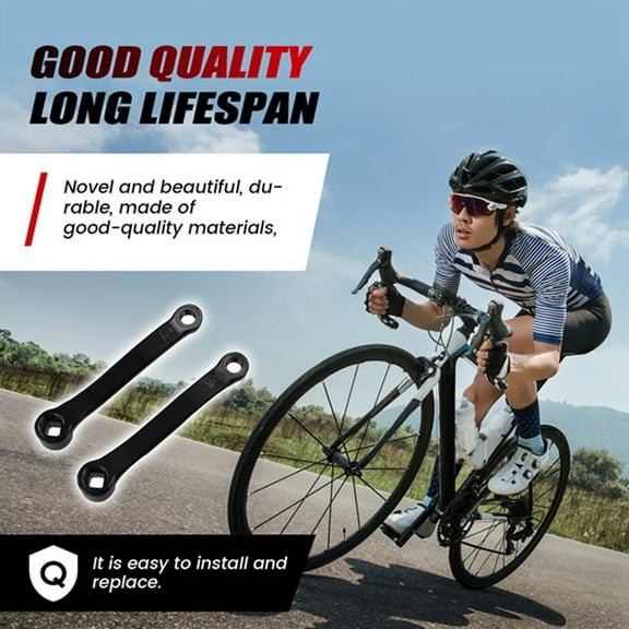 152mm Exercise Bike Crank Left and Right Gym Fitness Bike Accessories Indoor Cycling Bike Parts