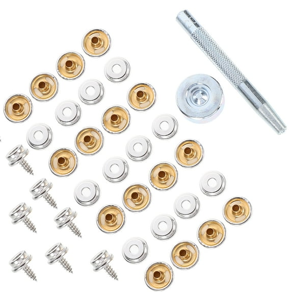 152-Piece Stainless Steel Canvas Repair Kit with Tools for Boat Covers, Tents, Tarps, and Outdoor Fabric Fixes
