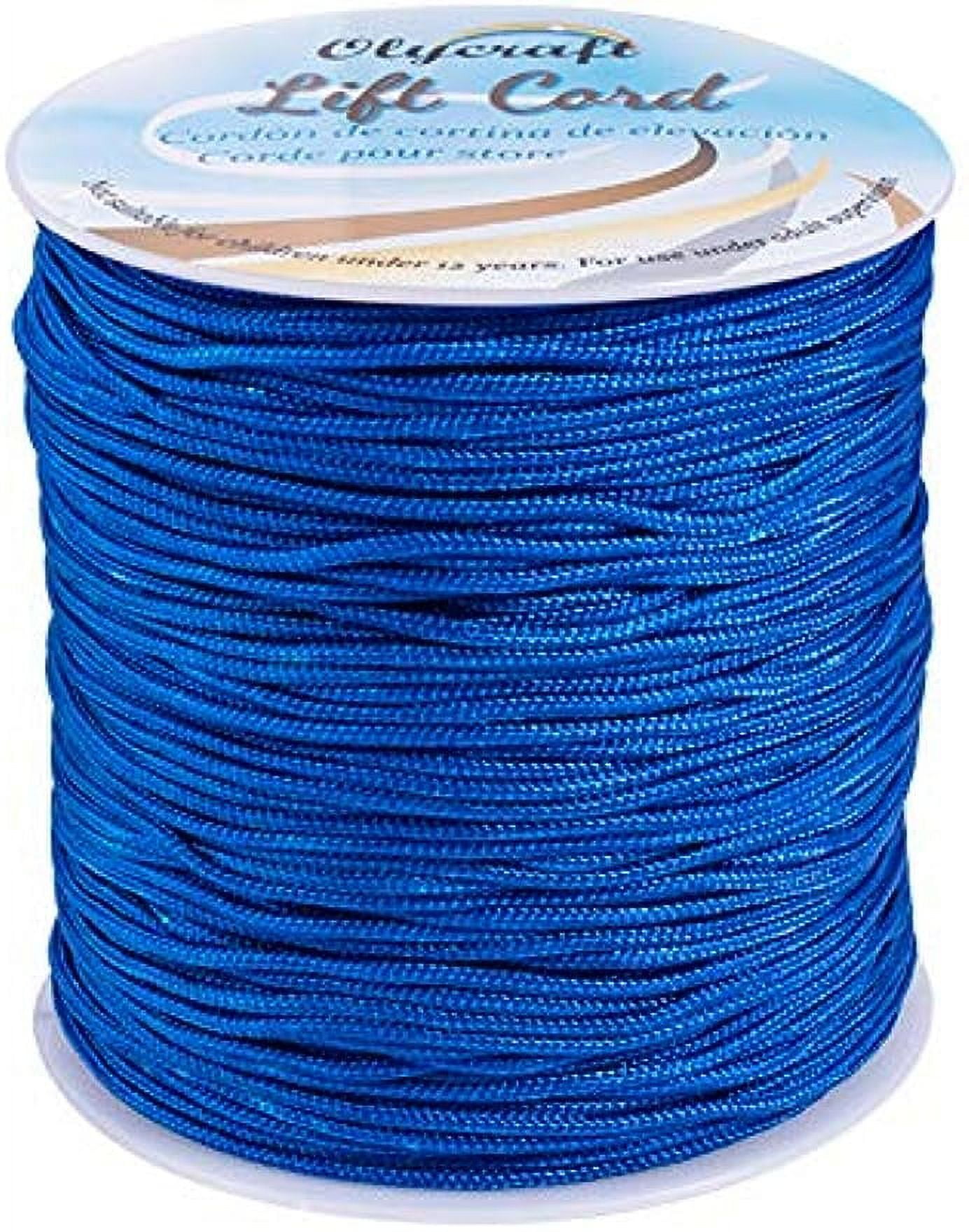 153 Yards 1.5mm Nylon Beading Cord Blue Nylon String Thread Nylon