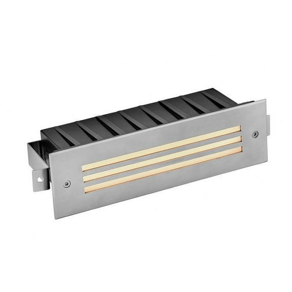 15335SS-Hinkley Lighting-Sparta - 10 x 3 x 3.25 Inch Large Landscaping Dash LED Louvered Brick Light