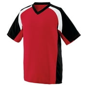 1535 Athletic Wear Jersey Wicking Polyester V-Neck Short-Sleeve with Inserts Men's
