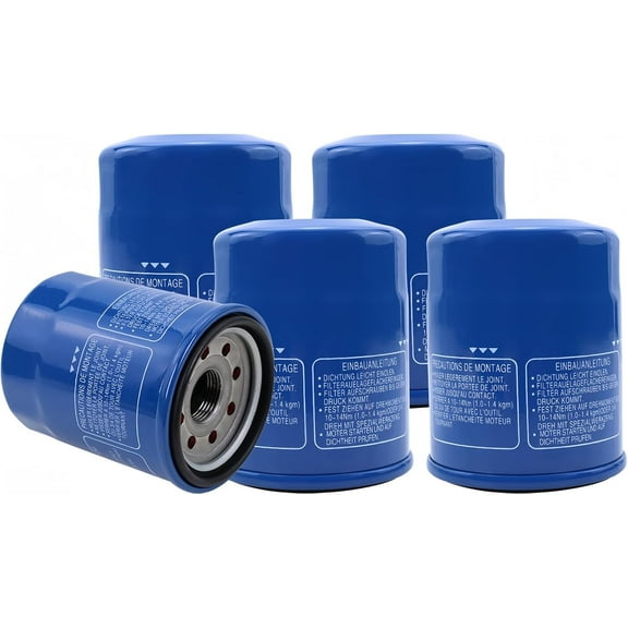 KOONDHEEND 15400-PLM-A02 Cartridge Oil Filter for Honda Accord, 5 Pack