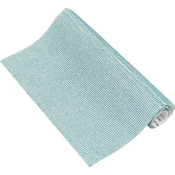 15400pcs Bing Self Adhesive AB Rhinestone Sticker Sheets Glitter Crafts Gift Decoration one Decoration Event Embellishments with 2mm Rhinestones 9.4 x 15.8 Inch Lake Blue