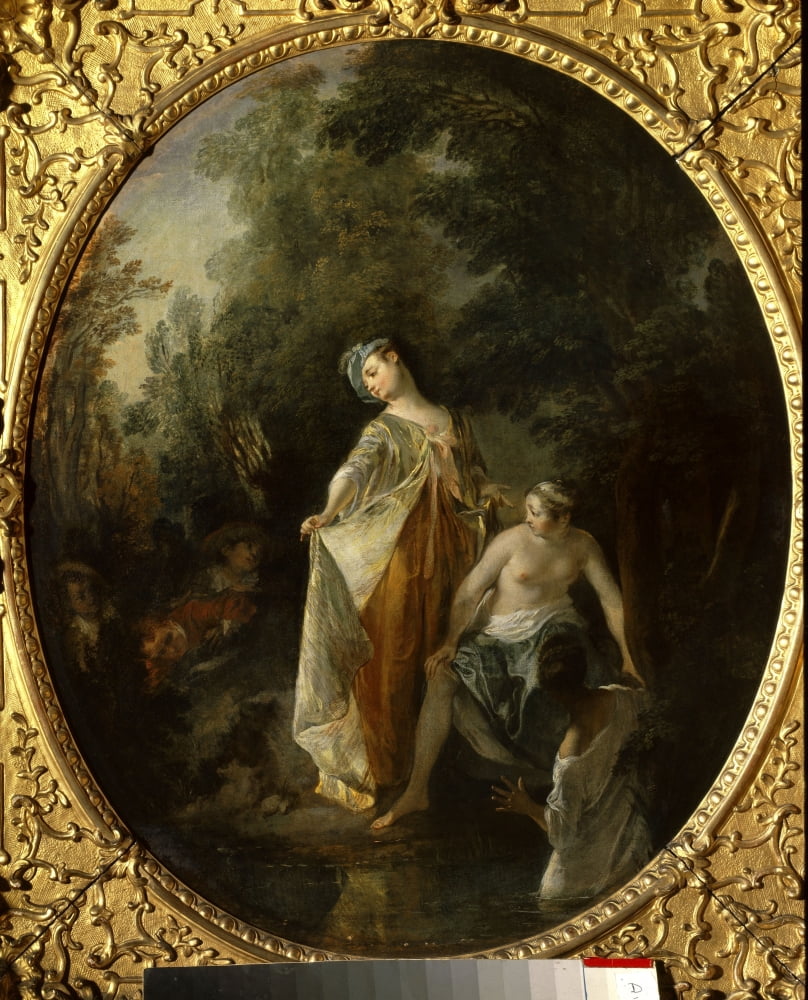 1543 Nicolas Lancret (1690-1743) French School Canvas Art - (18 x 24)