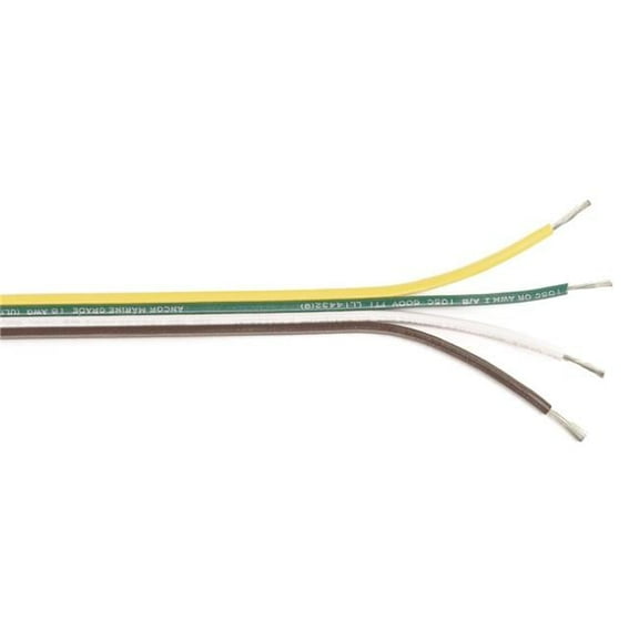 154510 Flat 16-4 Awg 4 x 1 mm Flat Ribbon Bonded Cable - Assorted Color