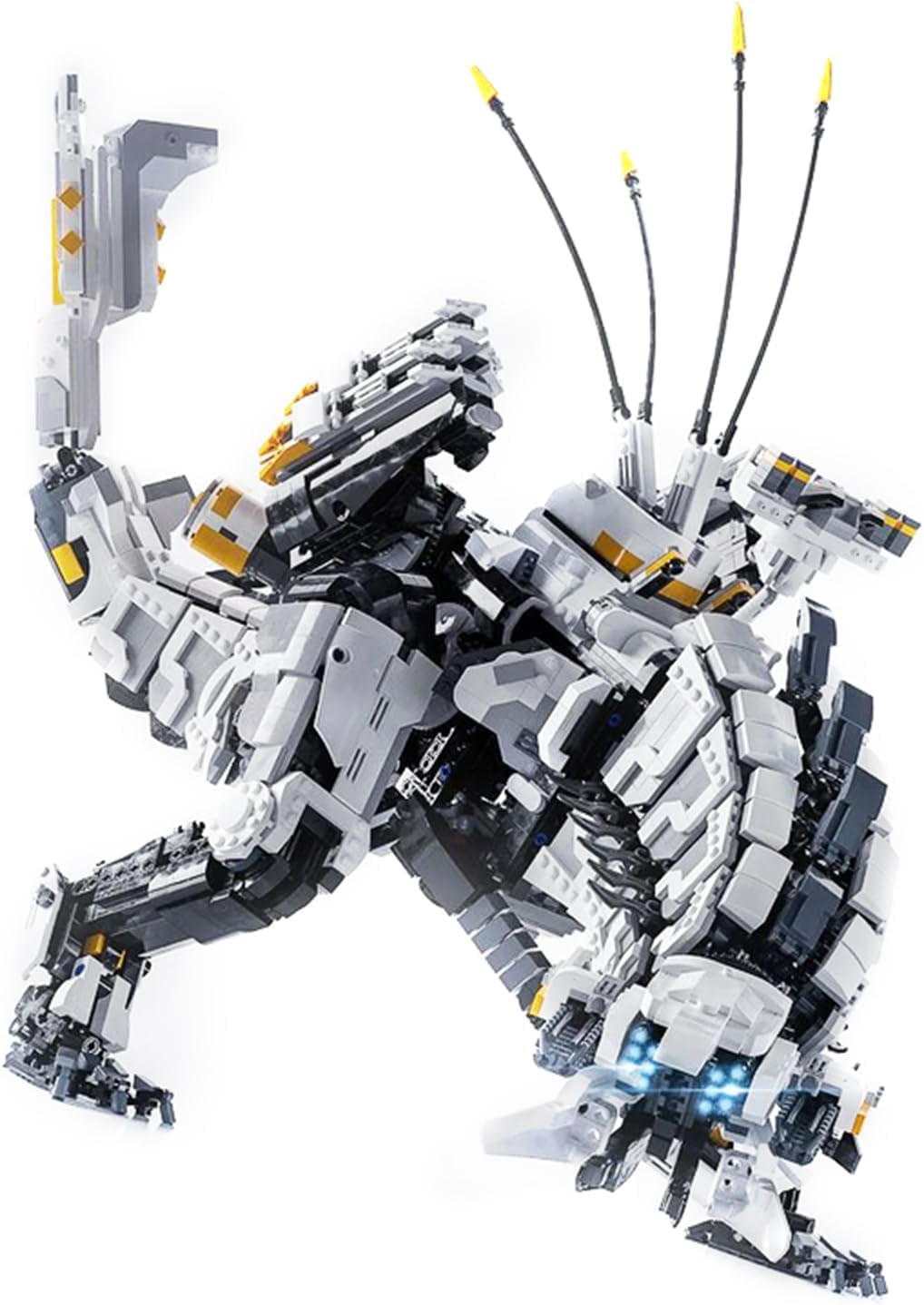 15474 Battle Monster Model Building Blocks Game Thunderjaw MOC