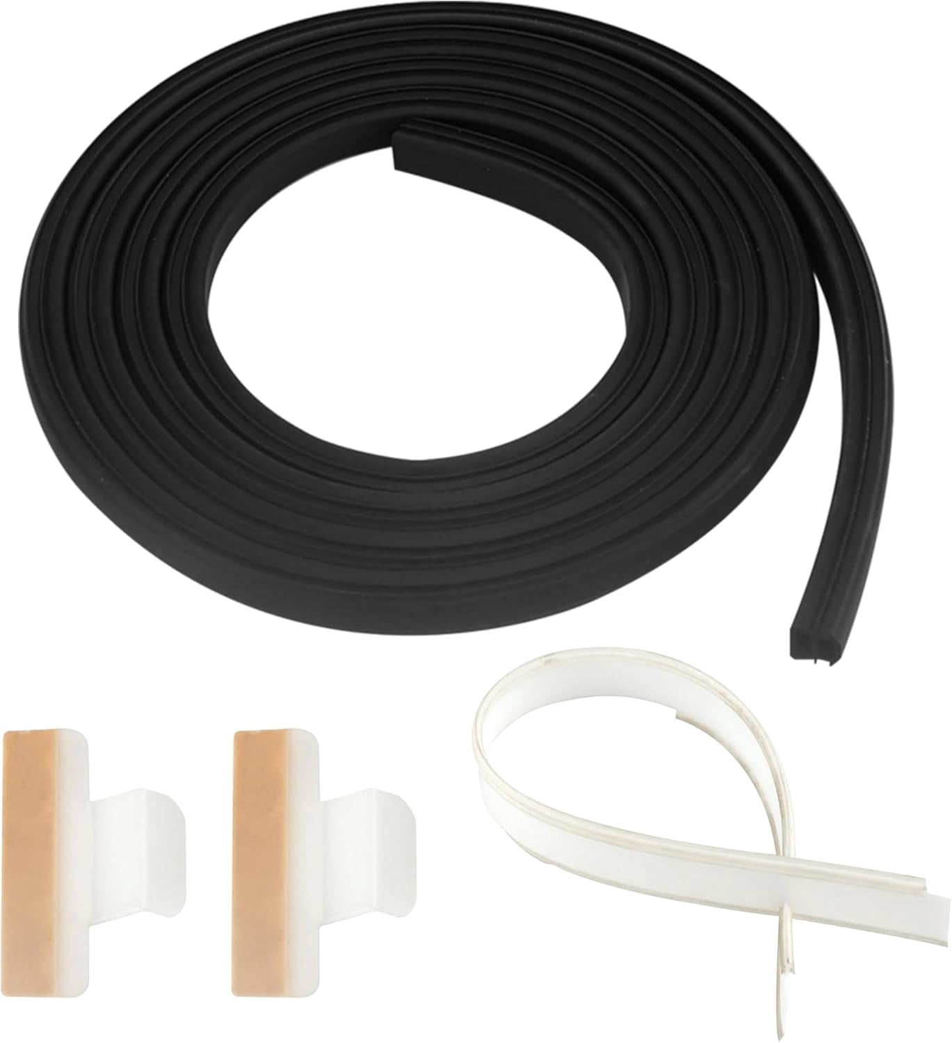 154827601 for Frigidaire Dishwasher Door Seal Gallery Parts Kenmore Electrolux Dishwasher, Seal Replacement Including 809006501 Bottom Door Gasket&154701001 Splash Shield Kit by