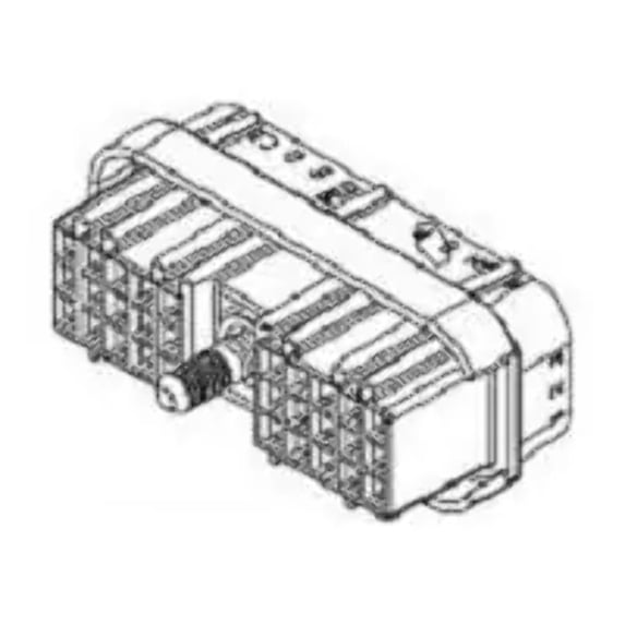 15492544-B Automotive Connectors 30 Position 3 Row Crimp