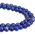 thumbnail image 1 of 154Pcs Natural Lazuli Loose Beads 5mm Natural Stone Beads Round Gemstone Bead Charms for Necklace Bracelet Jewelry Making, 1 of 9