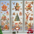 155 PCS Christmas White Snowflakes Window Clings, Christmas Window