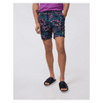 thumbnail image 1 of $155 Psycho Bunny Men's Perry Swim Trunks Navy/Multi, 3XLT, 1 of 2
