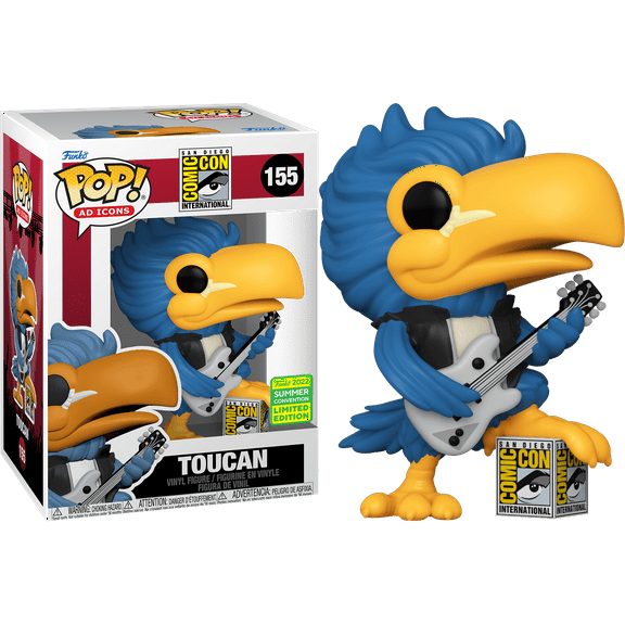 155 Toucan (Rocker) SDCC - Ad Icons - Con 2022 Funko POP