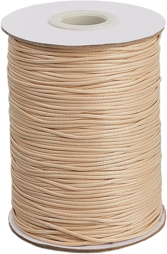 155 to 160M 1mm Waxed Cord Thread Beading String Korean Wax Polyester ...