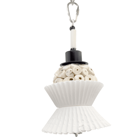 1550 Puttin on the Ritz Tutu Chew - Handcrafted Delightful Foraging Bird Cage Toy
