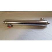 155k BTU Titanium Tube and Shell Heat Exchanger for Saltwater Pools/Spas os